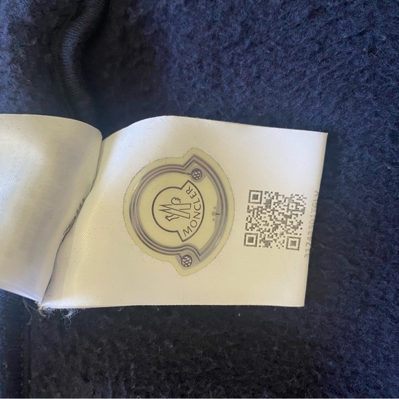 Blue and Green Moncler Zip Hoodie - Picture 6 of 11